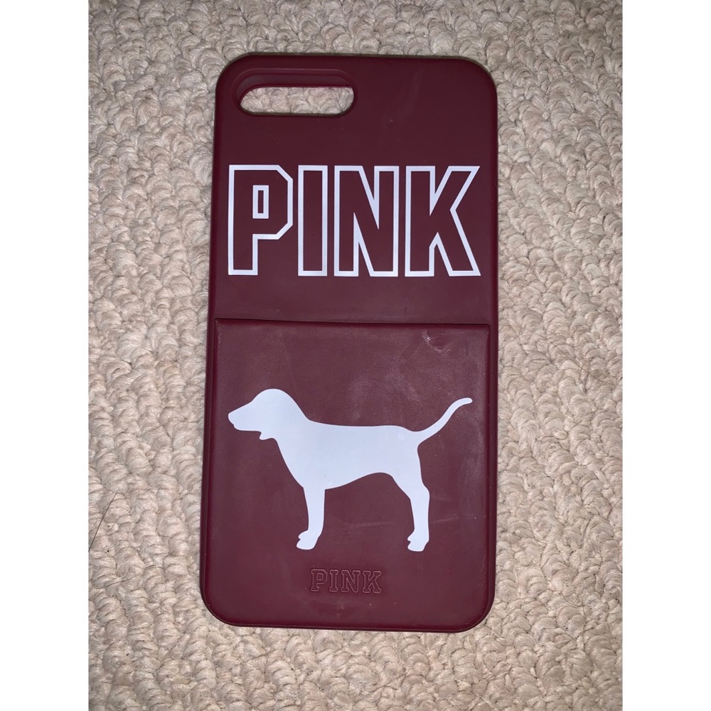 PINK maroon phone case for IPhone 6s+